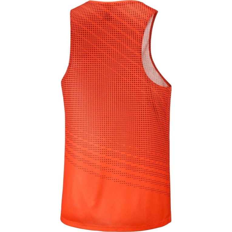 Pánské Tílko Salomon Sense Aero Singlet Červené | CZ 61ZVMYU